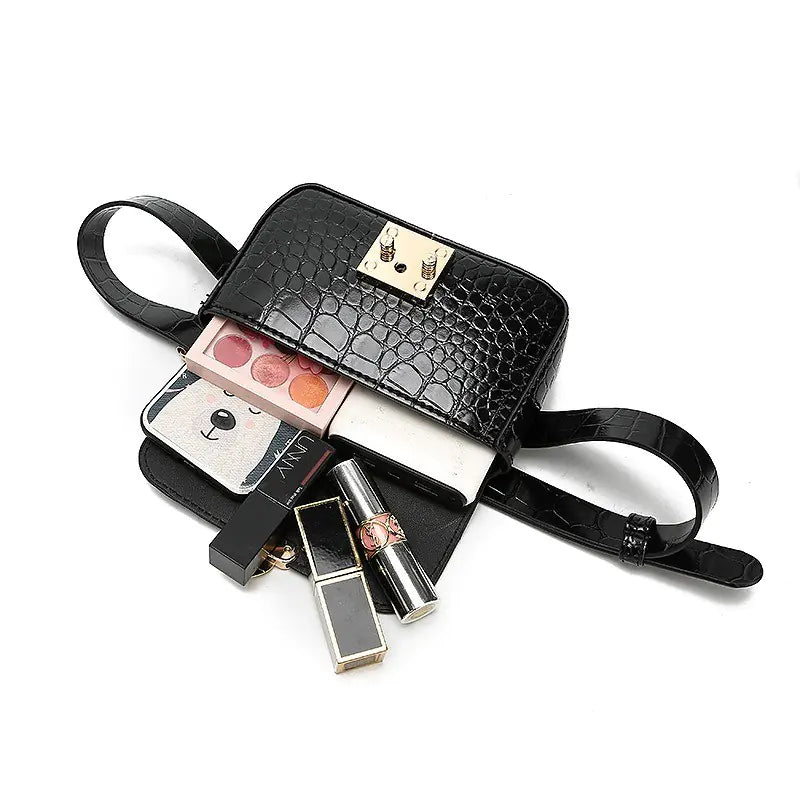 Nezo™ | Schoudertas met crocostructuur