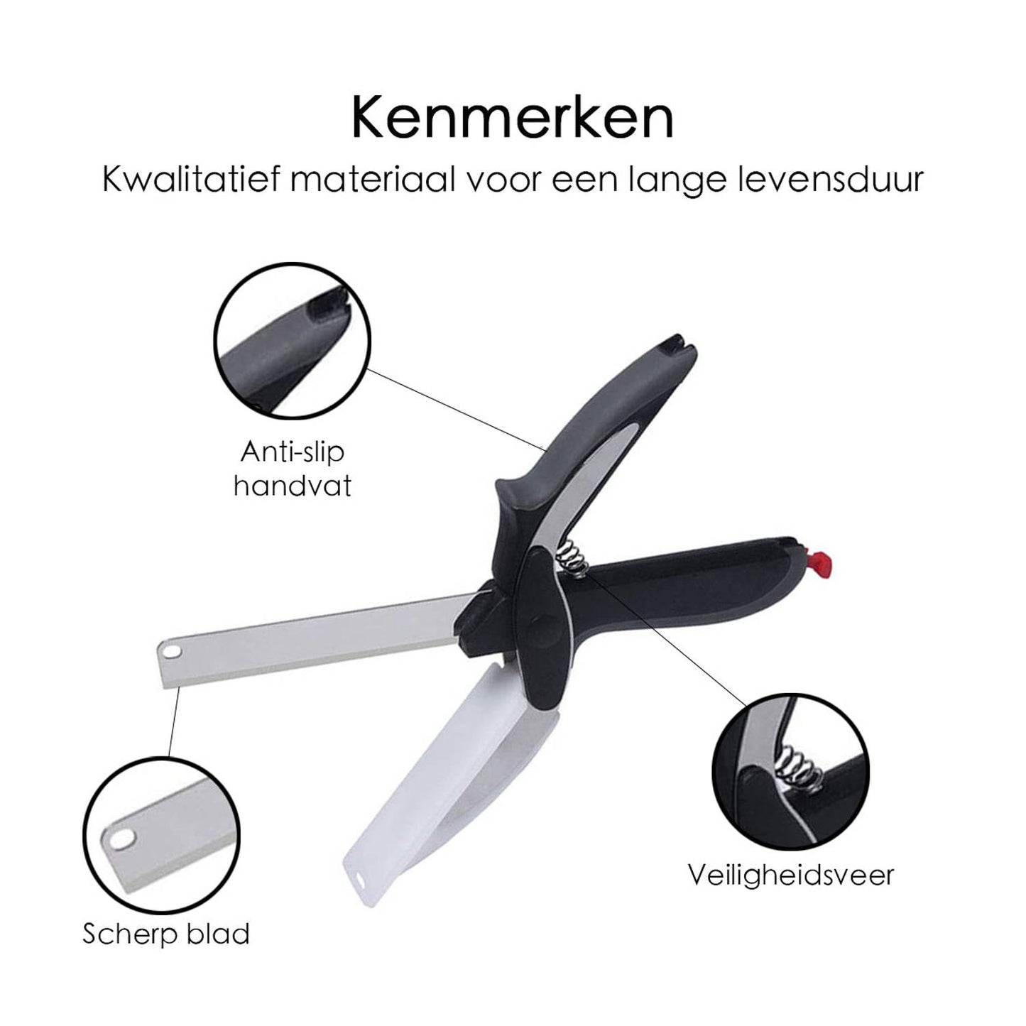 Nezo™ | 3 in 1 RVS keukenschaar