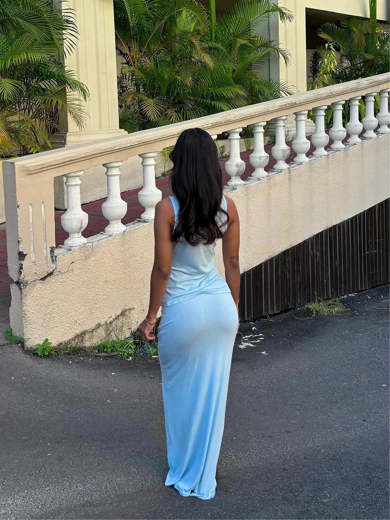 Nezo™ | Tweedelige blouse met rok