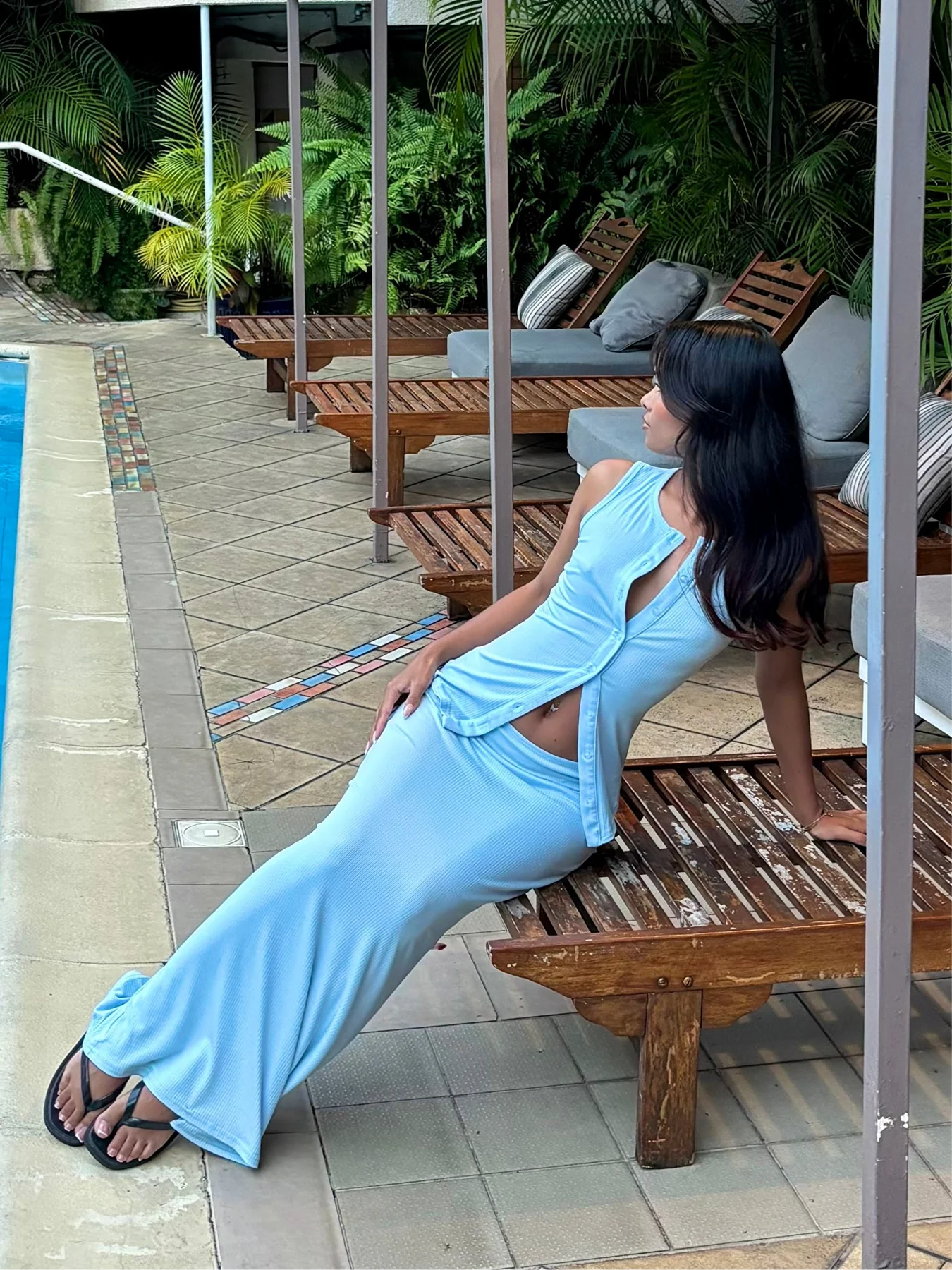 Nezo™ | Tweedelige blouse met rok