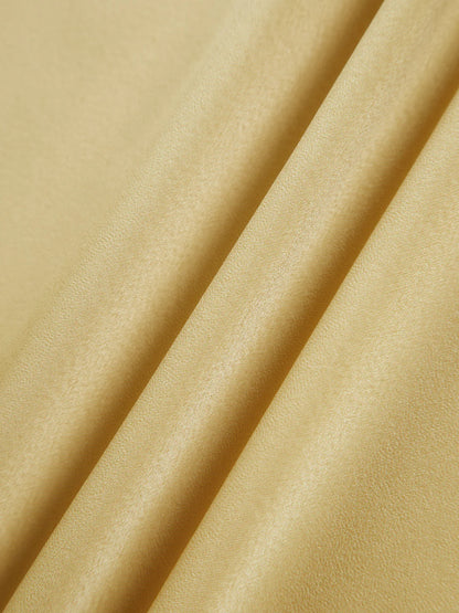 Nezo™ | Satijnen butter yellow jurk