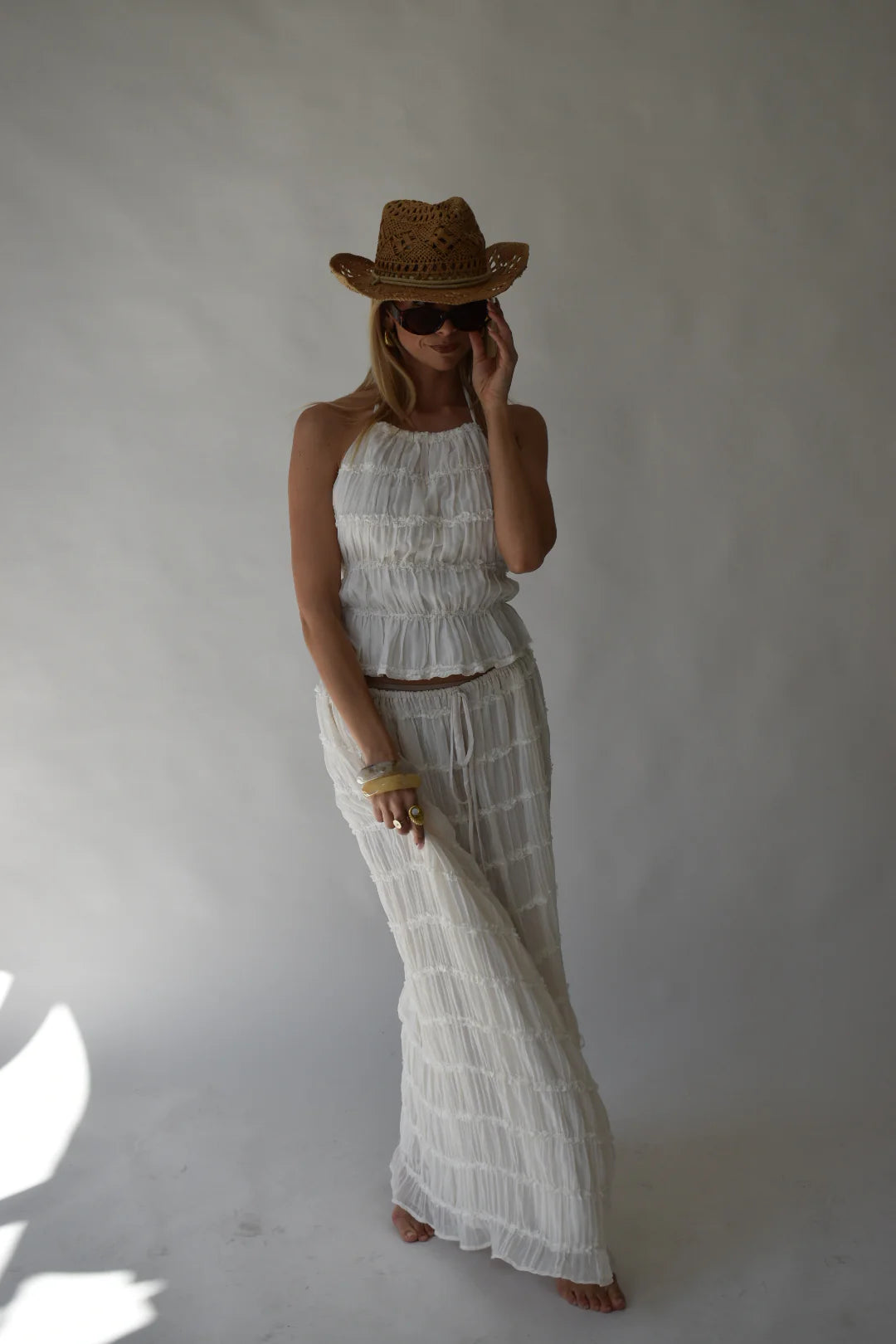 Nezo™ | 2-delig geplooide rok + top set