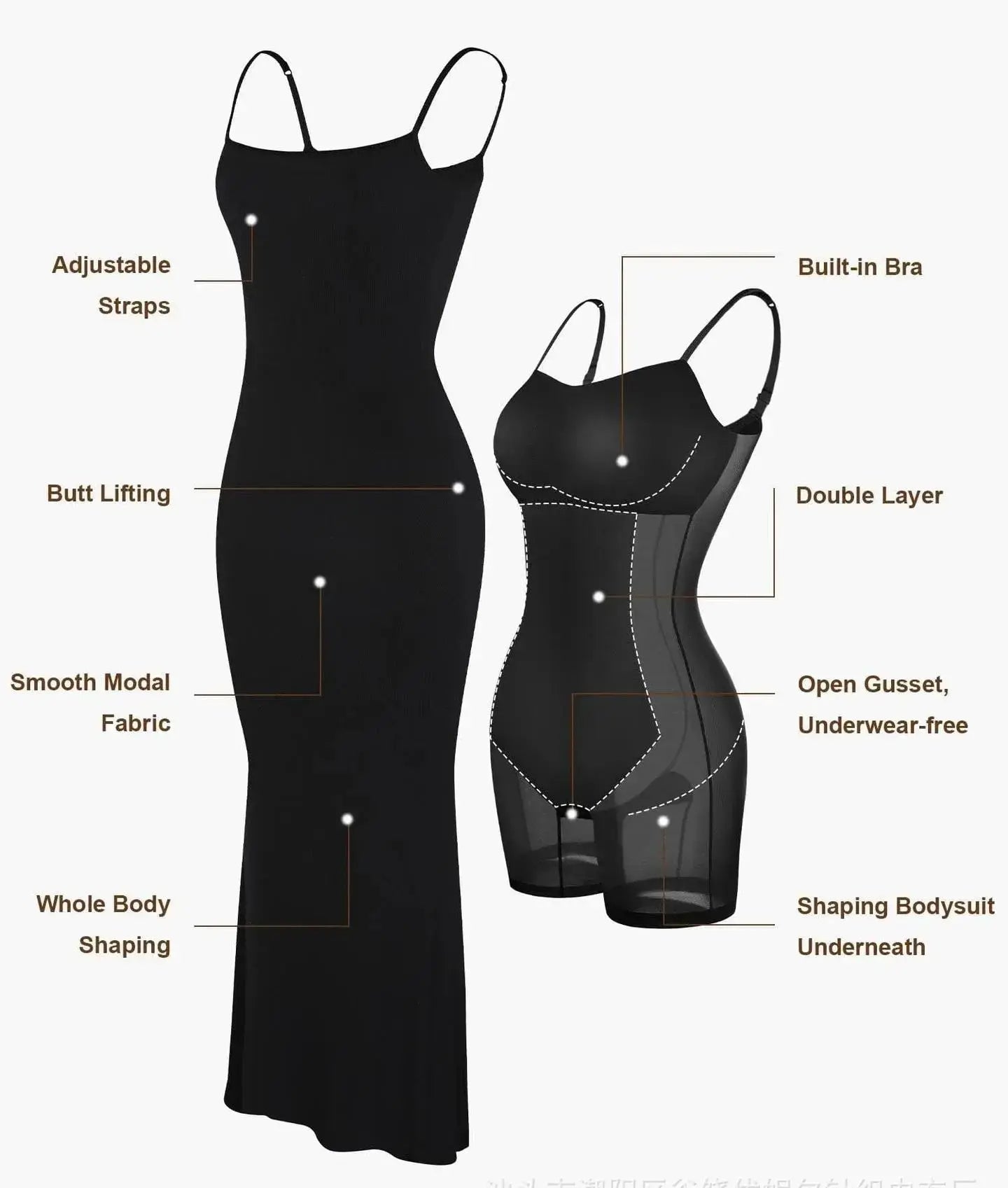 Nezo™ | Shapewear jurk