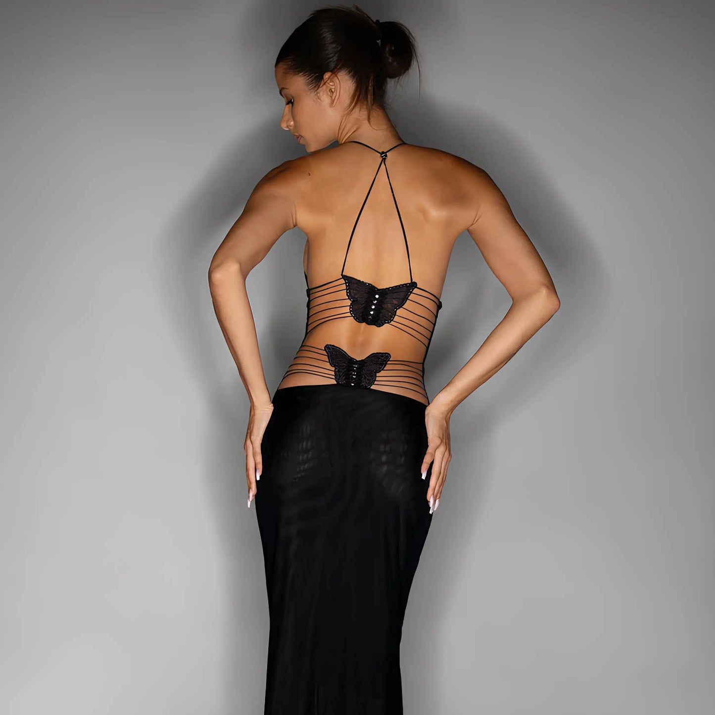 Nezo™ | Jurk met vlinder detail